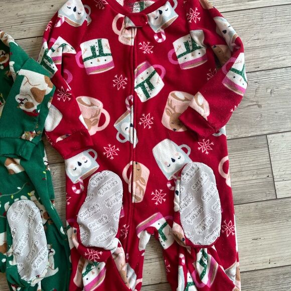 ⚡️BUNDLE⚡️ Set of 2 | Carter’s | Footie Pajama | Size: 3T - Picture 5 of 6